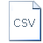 Comma Seperated Values File Icon